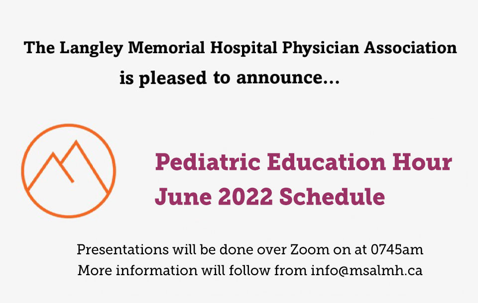 Pediatric-Education-Schedule-June-2022